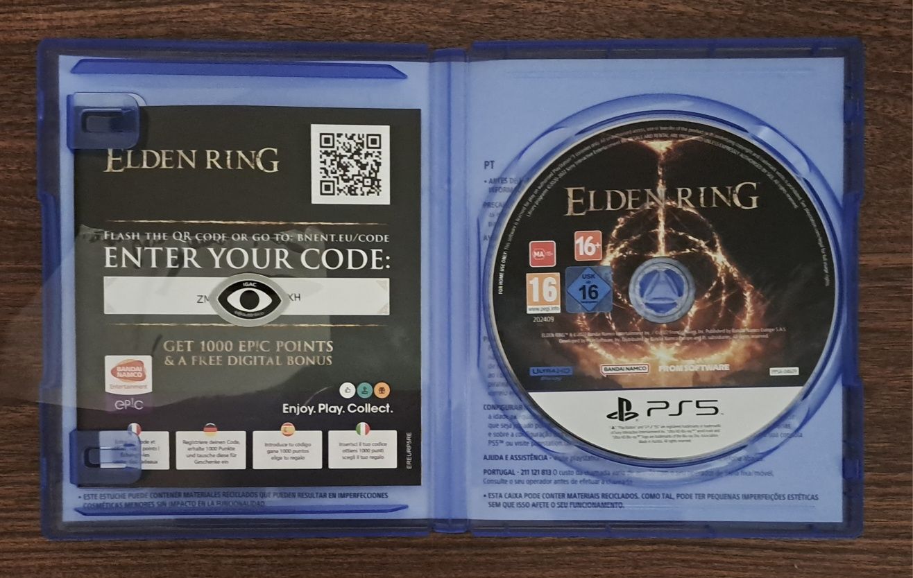 Jogo consola Sony Playstation 5 PS5 Elden Ring - Como novo