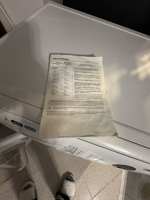 Máquina de lavar roupa 8kg