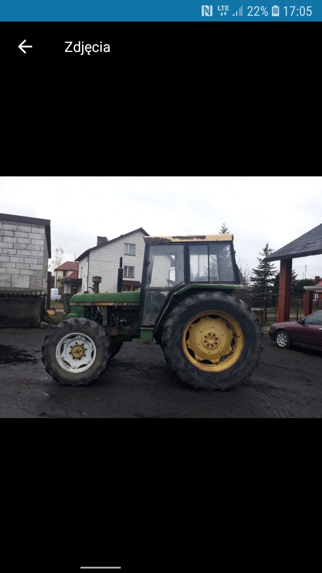 Maska John Deere 1640 posiadam wiele innych części do tego modelu
