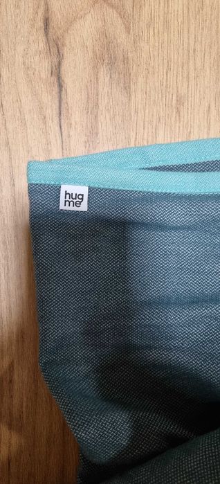 Chusta tkana wiązana dla dziecka 24hugs HUG ME Rozmiar M 4,6m Zielona