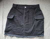 Spódnica mini jeansowa z kieszeniami h&m rozmiar 146