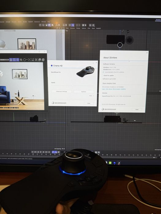 3Dconnexion SpaceMouse Pro, мишка для CAD/3D