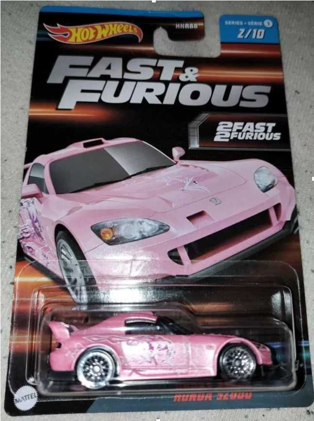 Honda S2000 Fast and Furious Hot Wheels Różowa Suki