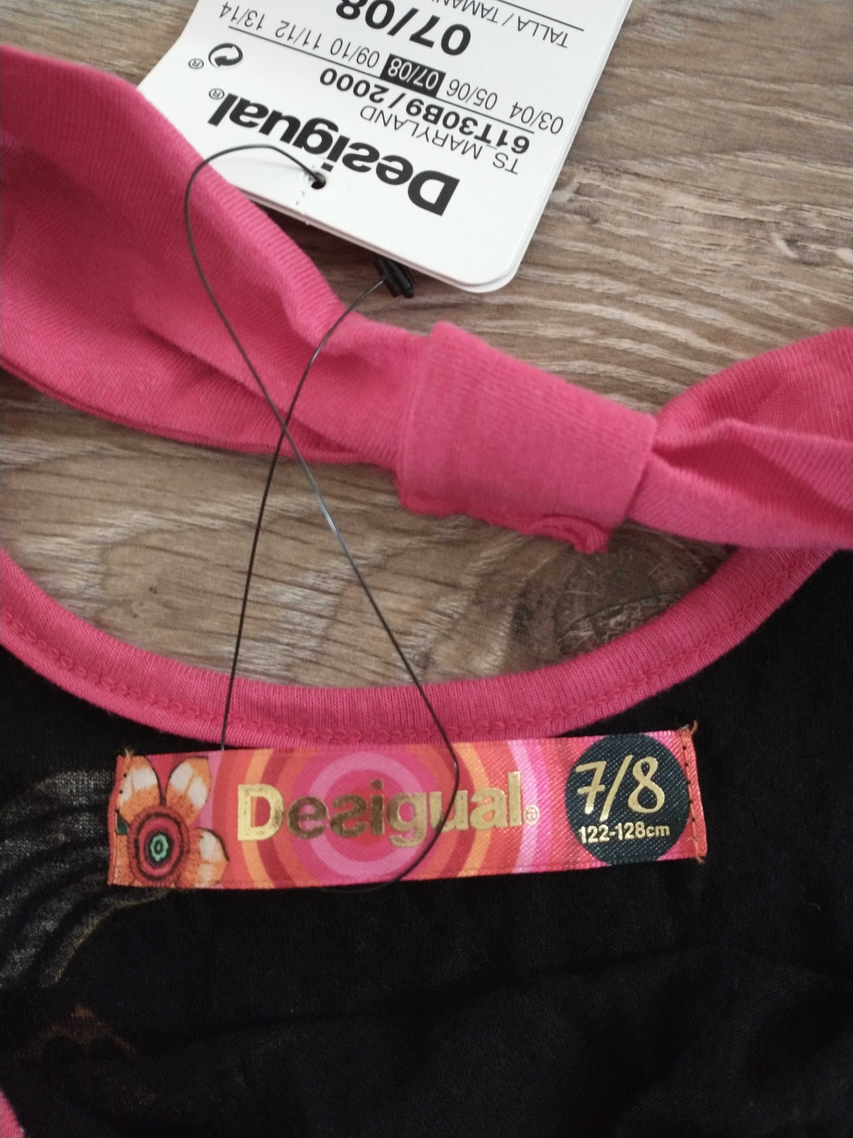 Koszulka, tunika dziewczęca, desigual w rozmiarze 122/128 cm