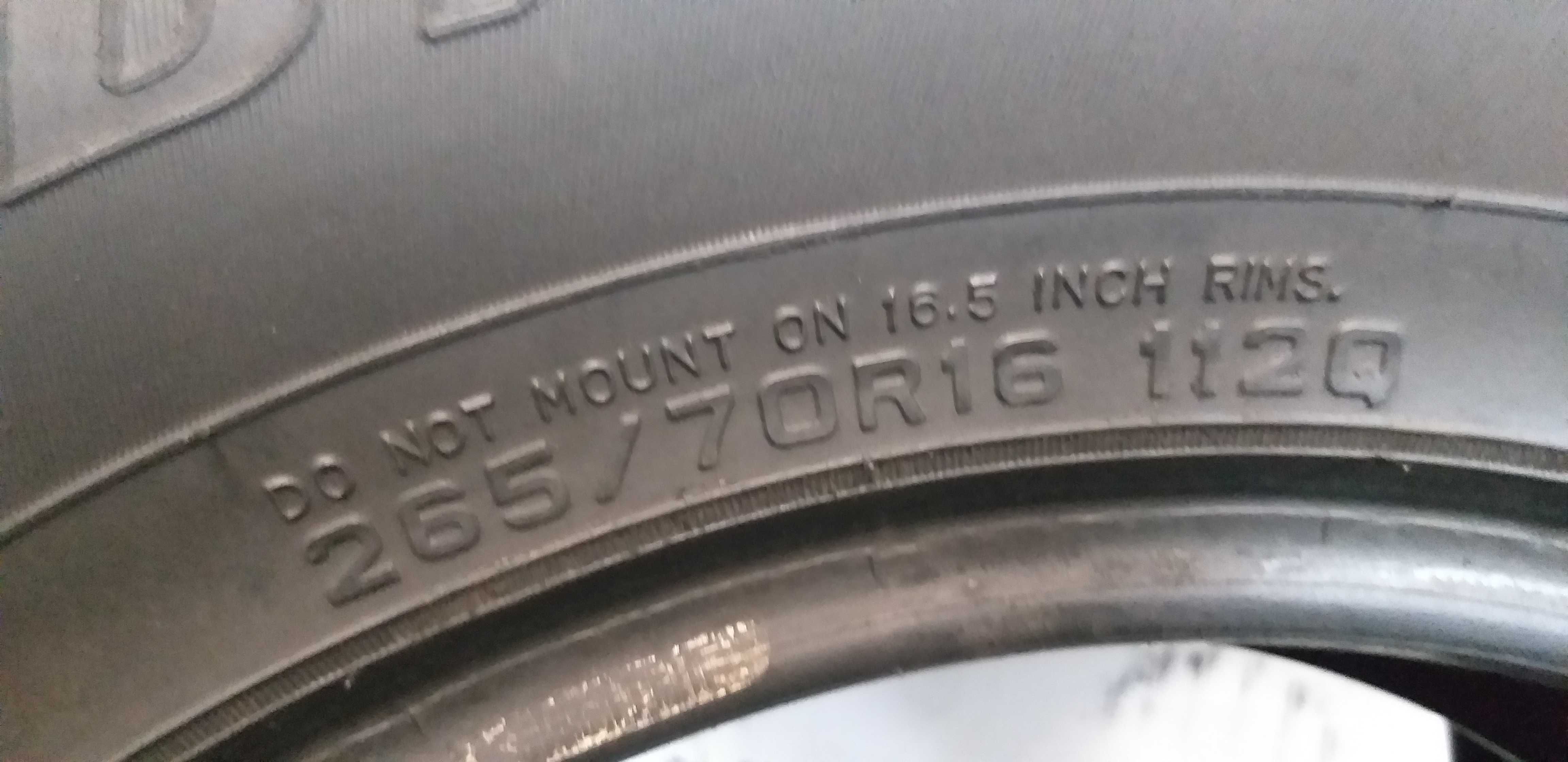 P530380M Para 265/70R16 112Q Dunlop SJ6 GrandTrek dot.2207