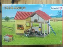Zestaw SCHLEICH 42334 Obora + Zwierzęta i Akcesoria UNIKAT Farm World
