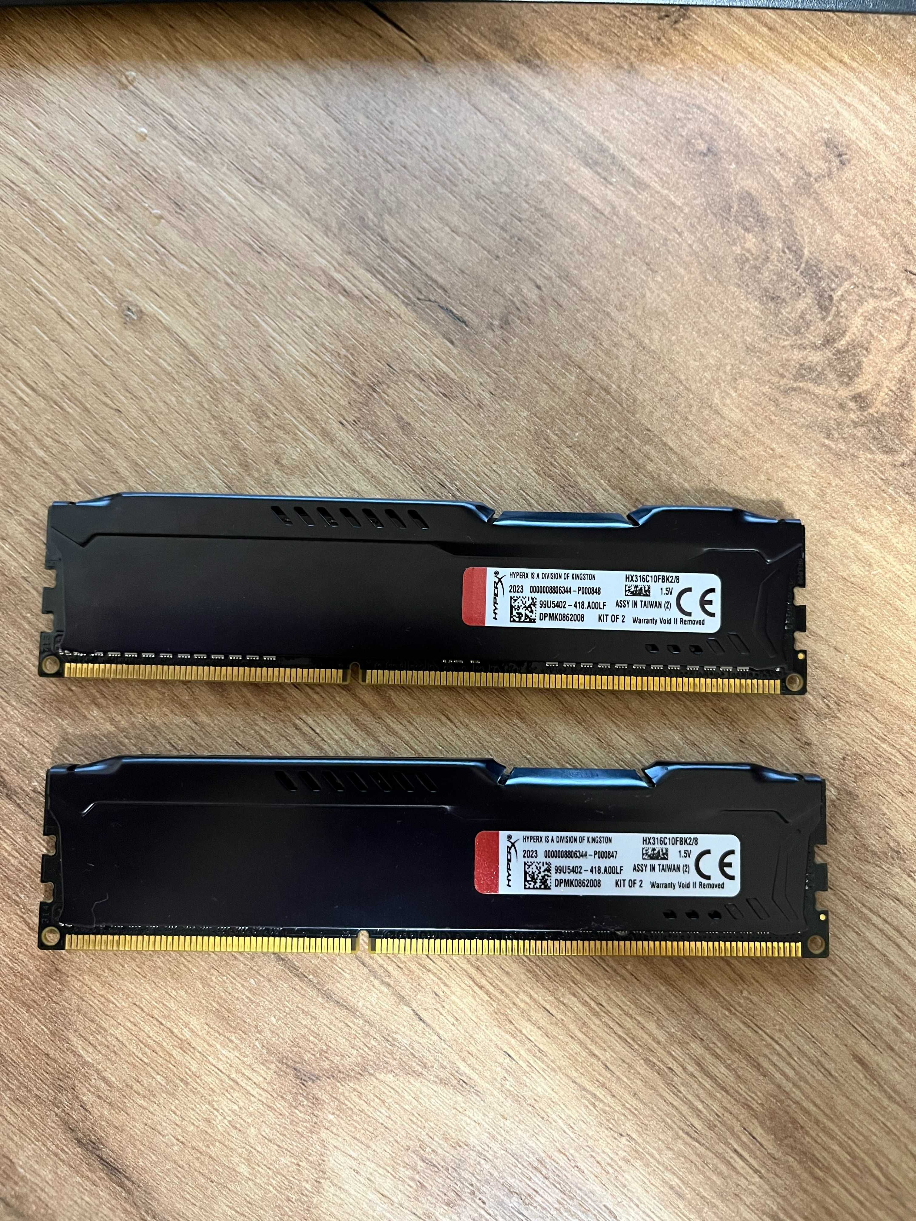 Память Kingston HyperX FURY DDR3-1866 8GB  HX316C10FB/8 (kit of 2*4Gb)