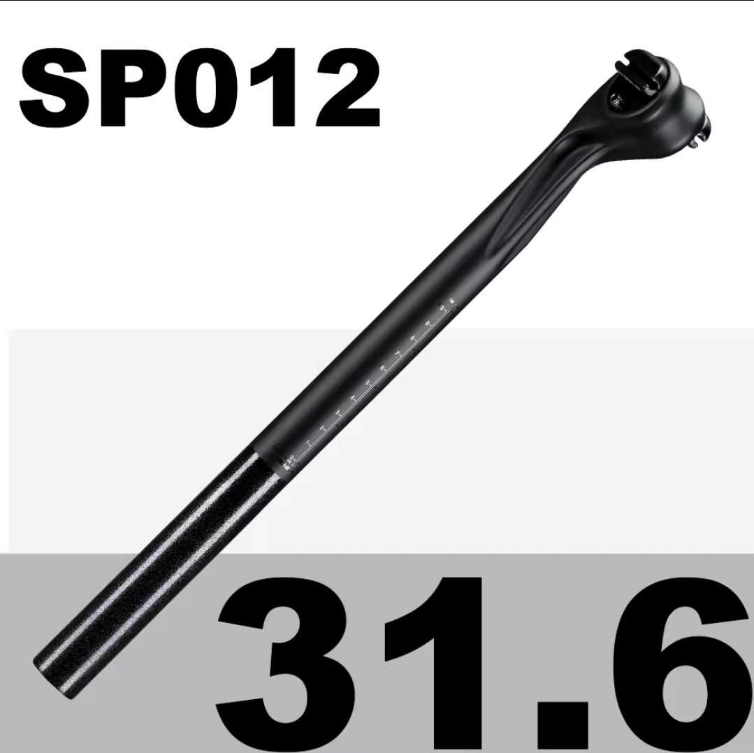 NOWA sztyca rowerowa carbonowa karbonowa 31.6mm 400mm długość