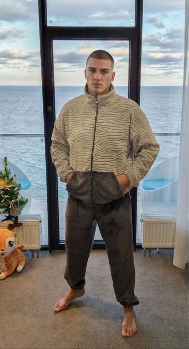 Чоловіча дуже тепла піжама на блискавці