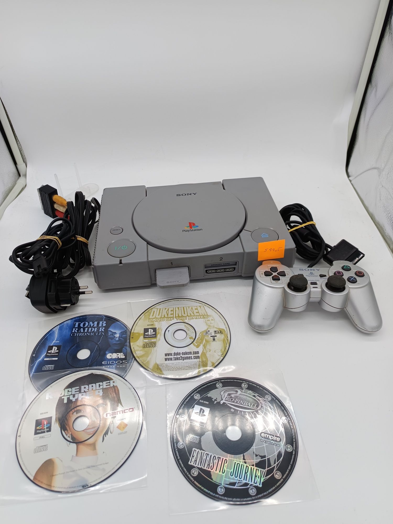 Konsola PlayStation 1 PSX + pad + gry Spyro i więcej