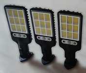 Lampa solarna , zewnętrzna , uliczna czujnik ruchu, zmierzchu, 3 szt