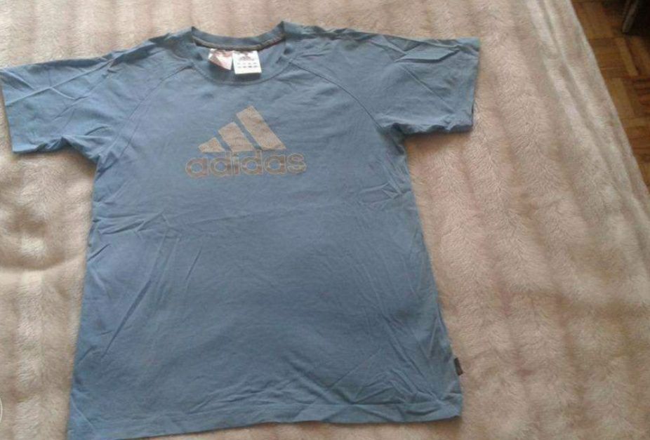 Niebieska koszulka t-shirt Adidas 164cm
