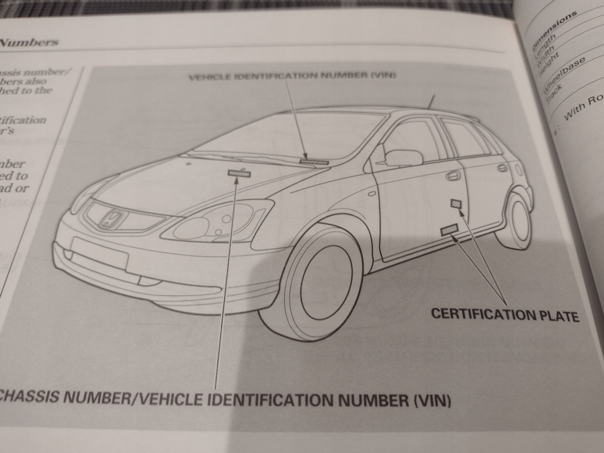 Honda Civic Vii 5D Instrukcja Obsługi Książka 2004