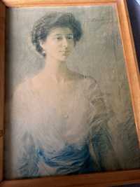 Obraz Teodor Axentowicz portret Marii Pilatowej