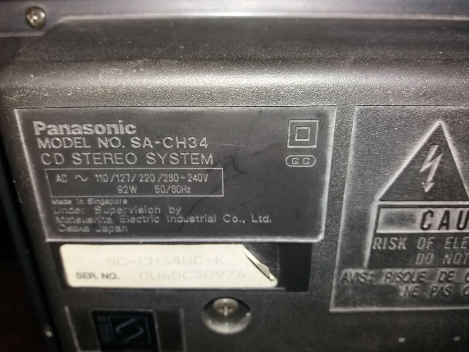 Cd changer cd чейнджер   для  Panasonic  sa-ch34