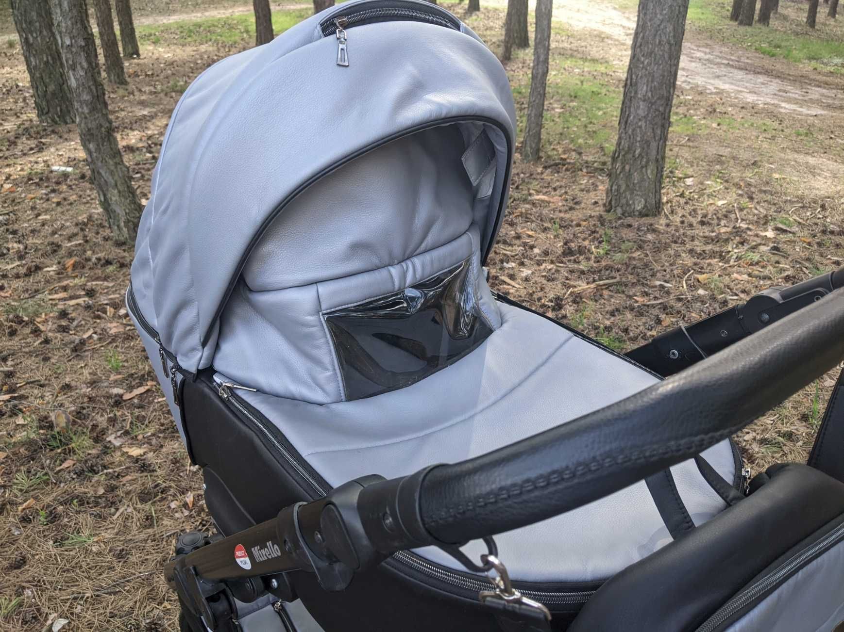 Дитяча коляска BAIR Mirello Plus 2в1 відмінний стан після 1-го малюка