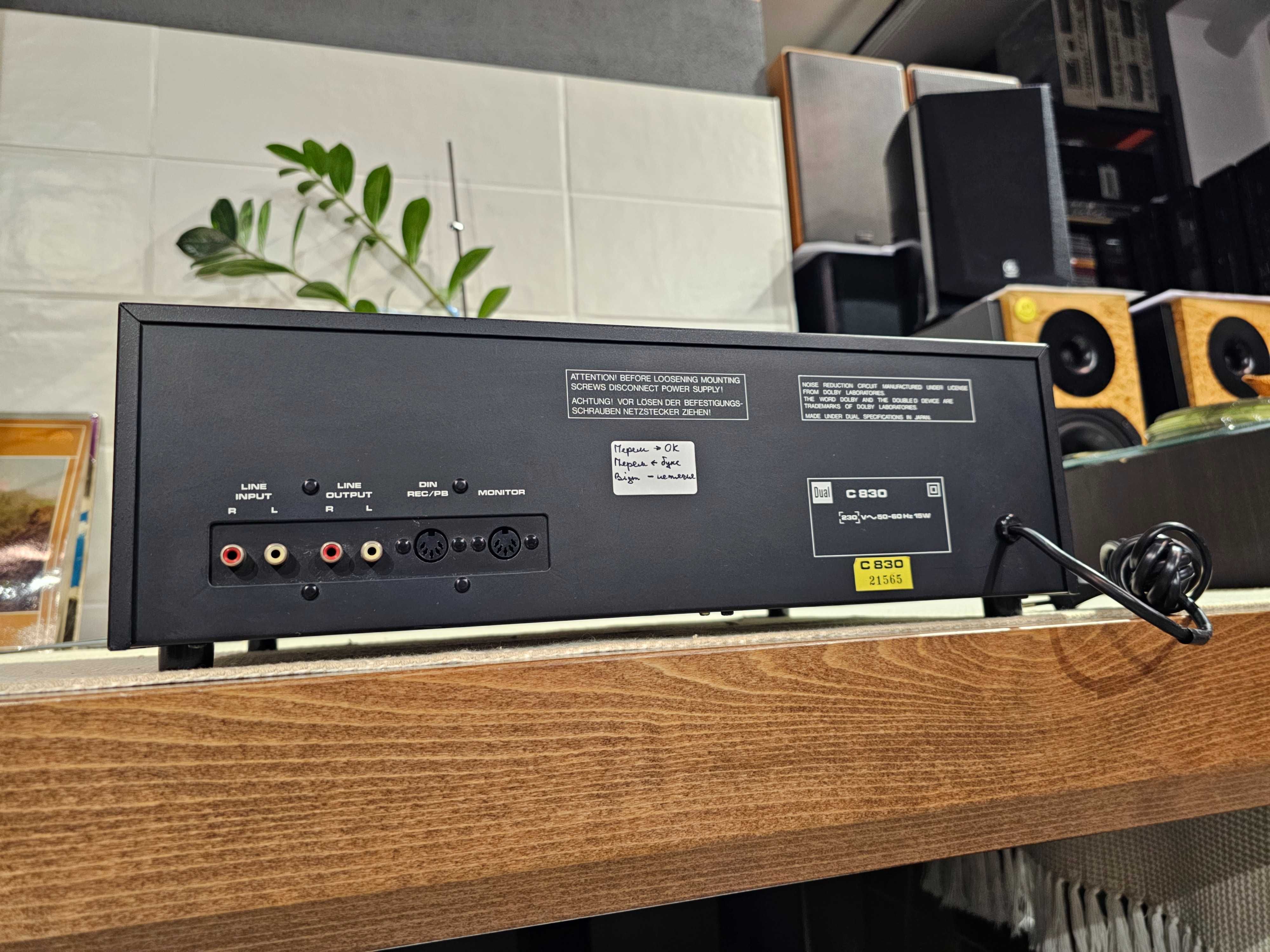 Касетна дека Dual C 830 3 Head, HQ Cassette Deck