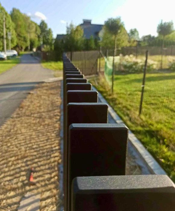 ogrodzenie grzebieniowe NA WYMIAR pionowo profil 80x20POLSKA PRODUKCJA