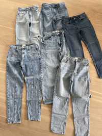 Jeansy r. 36 - H&M, Tally Weijl, Bershka