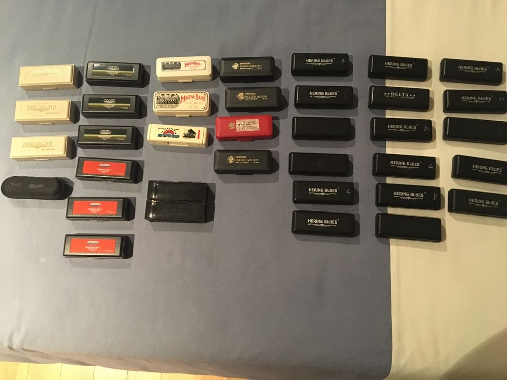 Vendo varias cases de Harmonicas Diatonicas de diversas marcas