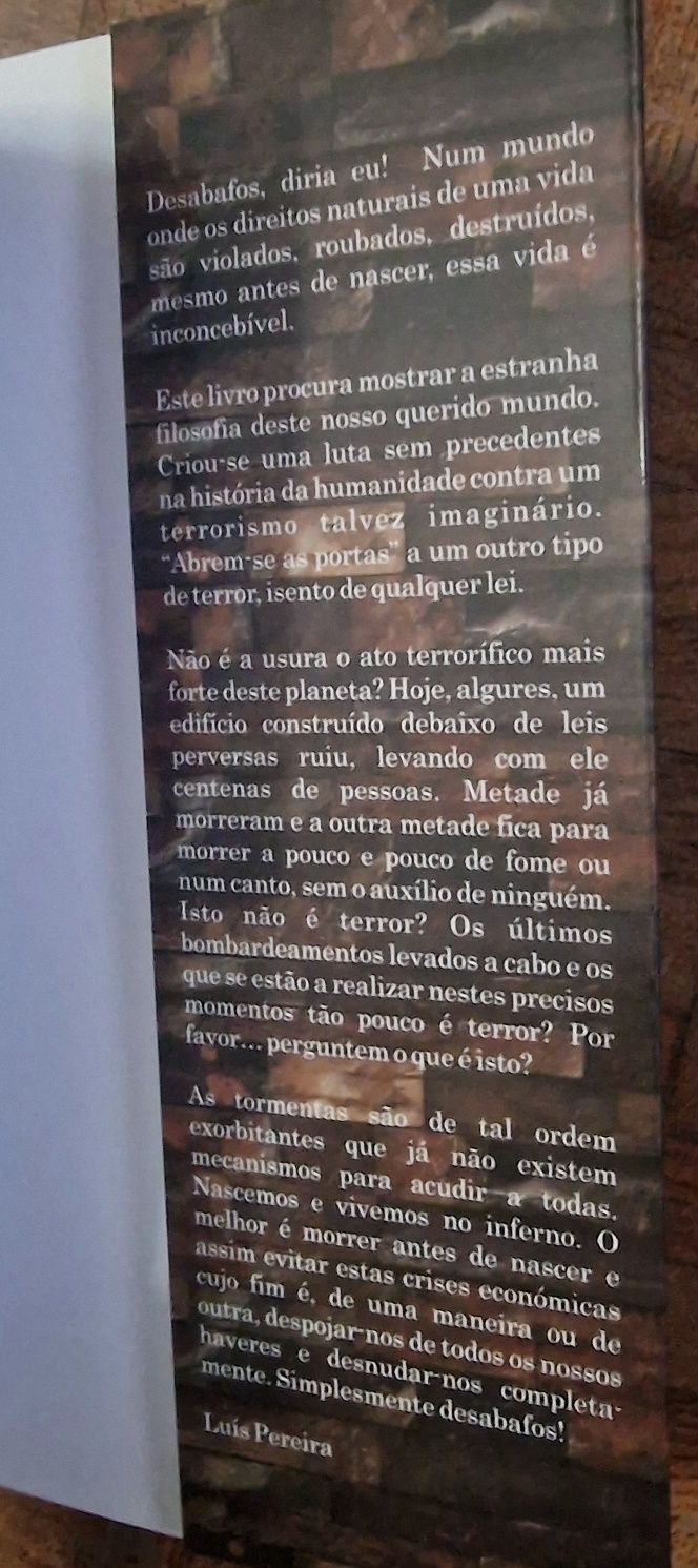 "Os Ressuscitadores" Desabafos sobre a sociedade" de José Pereira