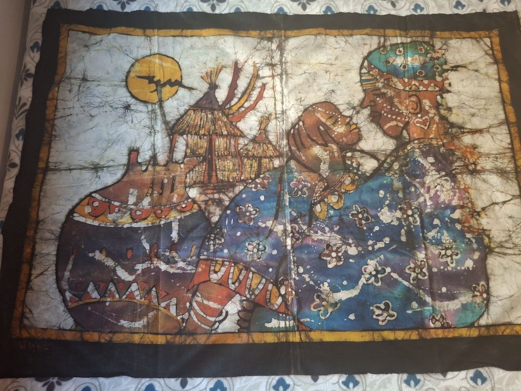 Quadro pintura Maconde