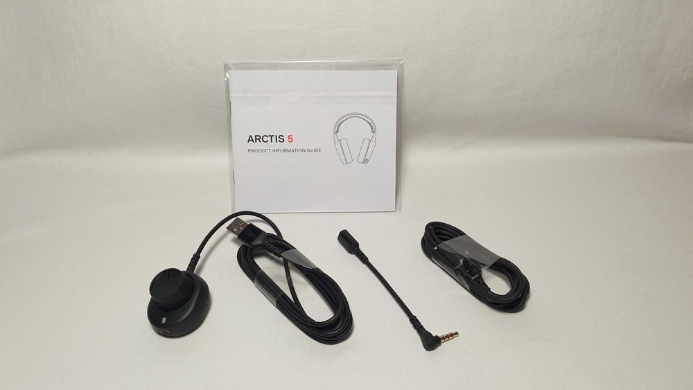 Słuchawki nauszne SteelSeries Arctis 5 BLACK - NOWE.