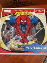 Spiderman Marvel Trefl puzzle 150 elementów stan BDB