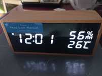Relógio Alarm mesa - Wood alarm clock - Novo