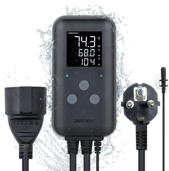 Termostat Digiten 315A , kontroler temperatury do akwarium, szklarni .
