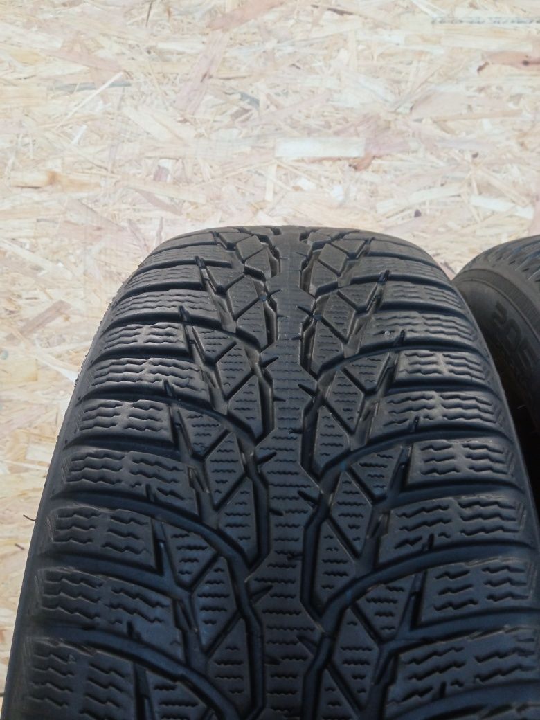 2x zimowe Nokian 205/55/16 6mm