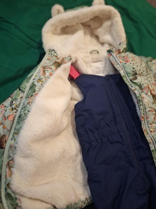 Зимовий теплезний роздільний комбінезон куртка