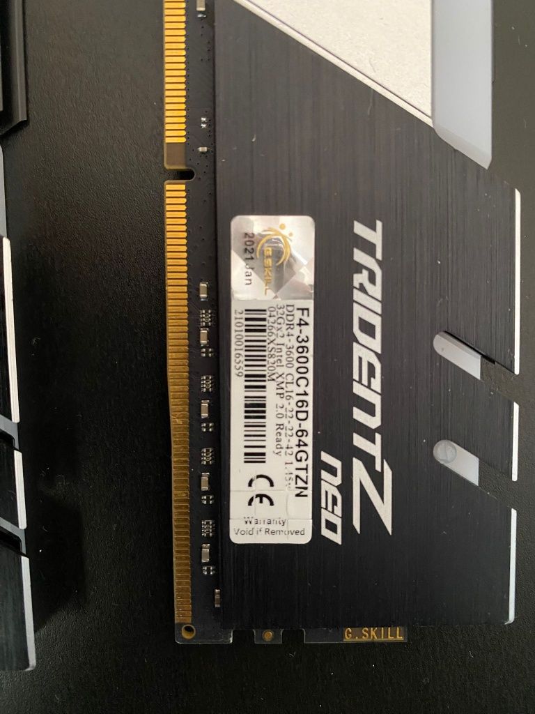 Tridentz NEO 64GB DDR4 3600MHZ (32GBX2)