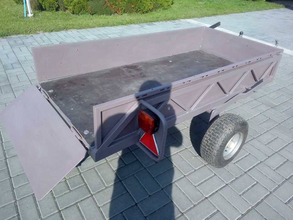 Przyczepka do traktorka kosiarki lub quada