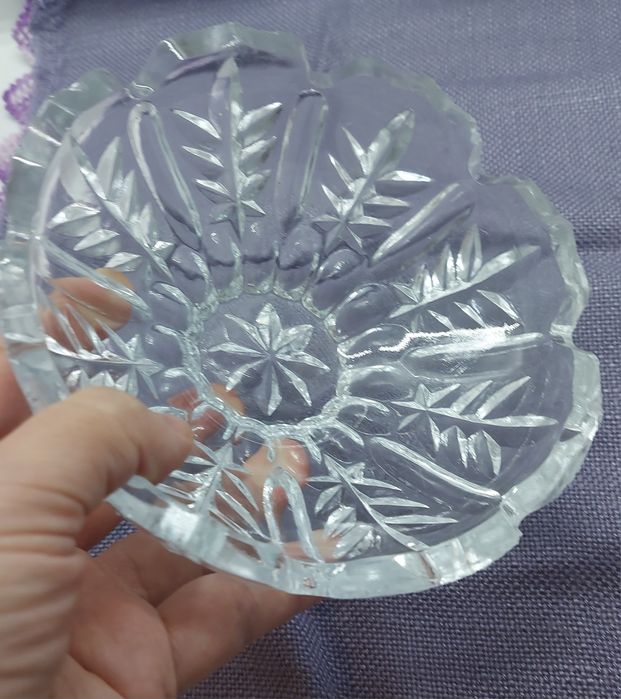 Салатник хрустальный Кришталевий салатник