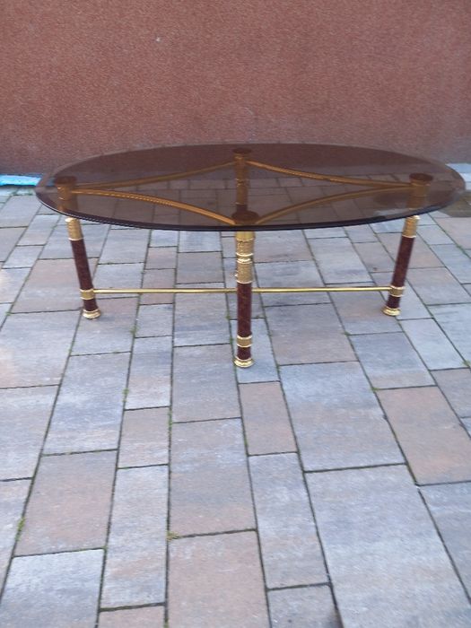 Szklany Stolik kawowy ława.