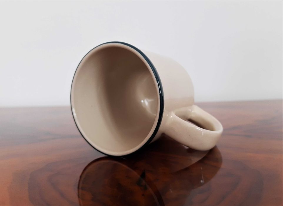 Rayware Kubek Beżowy Zielony Vintage