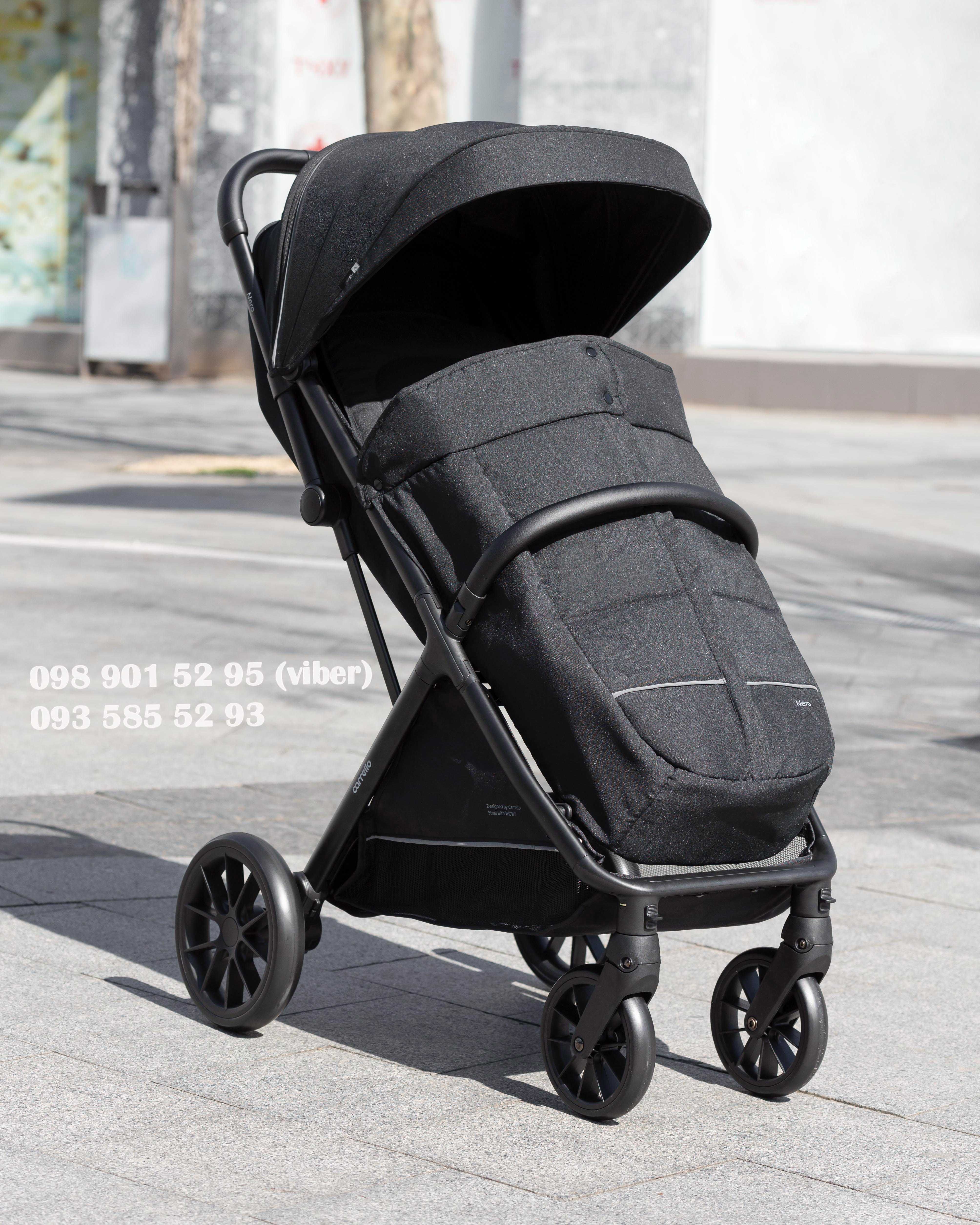 Коляска Carrello Nero. Детская прогулочная коляска Каррелло Неро