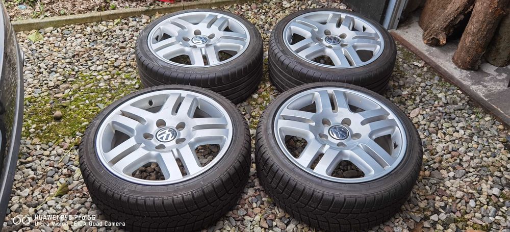 VW Alusy RONAL 18'' 5x112, ET-57 Opony 8 mm wielosezonowe 225/40 2019r