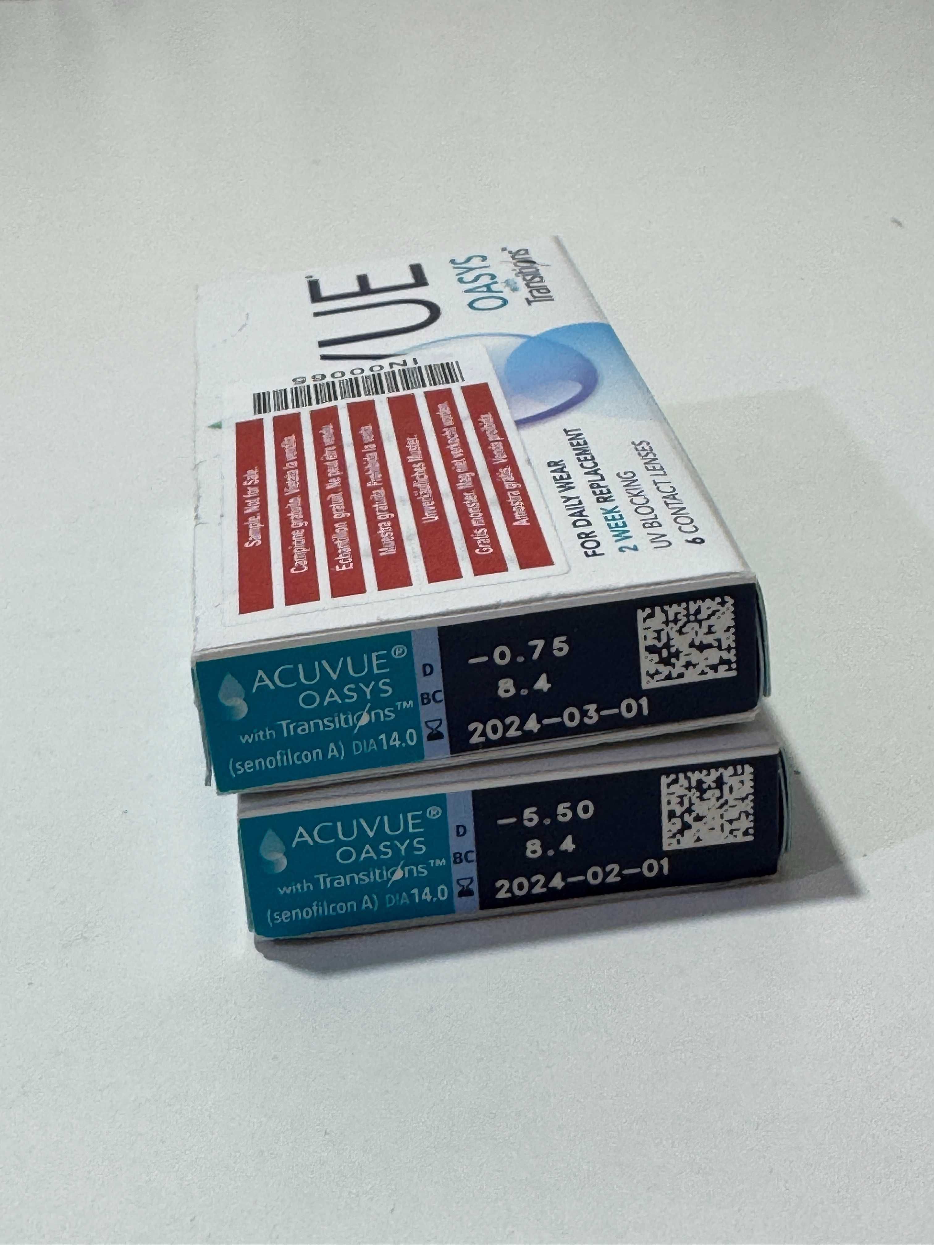 Контактні лінзи ACUVUE® OASYS with Transitions