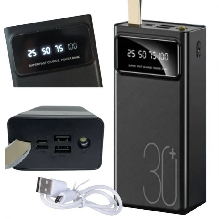 Power Bank Borofone 30000mAh – мощный и стильный внешний аккумулятор.