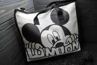 микки маус   белая холщевая сумка Mickey Mouse