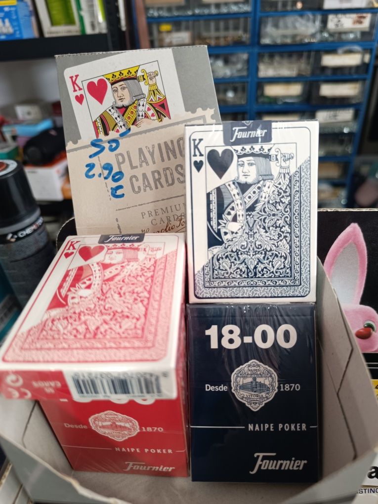 Cartas de café e poker Fournier
