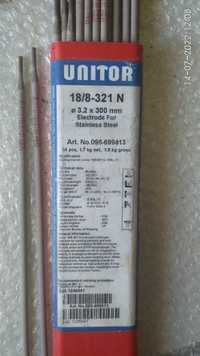 Электрод по нержавейке UNITOR 18/8-321N  диаm 3.2×300 mm AC,DC+