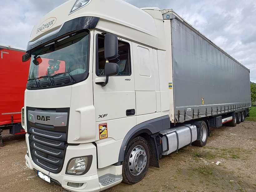 DAF XF480, z klima postojową, Low Deck IIIIII Na kontrakcie