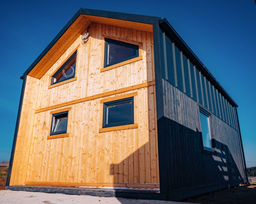 Dom domek drewniany z montażem , domki letniskowe, domki całoroczne