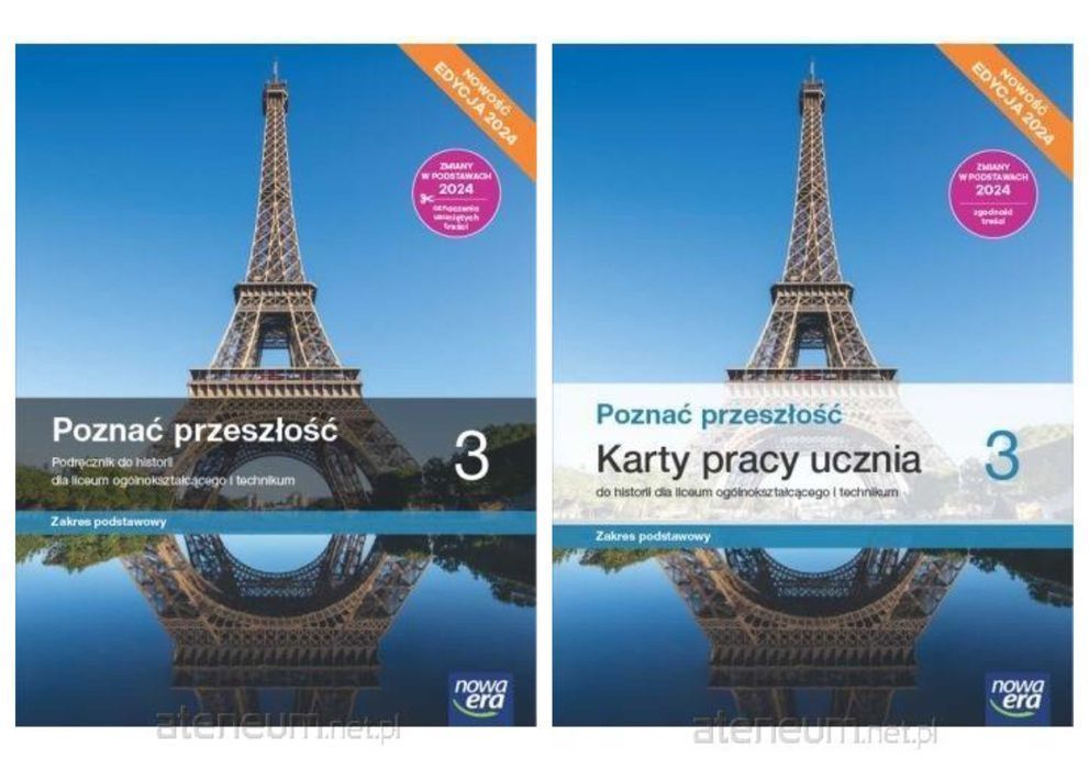 Poznać przeszłość 3 EDYCJA 2024 Karty Pracy + Podręcznik Podstawowy