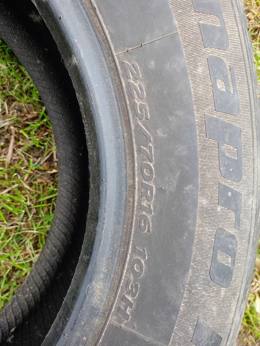 Opony letnie hankook 225/70 r16 4 szt