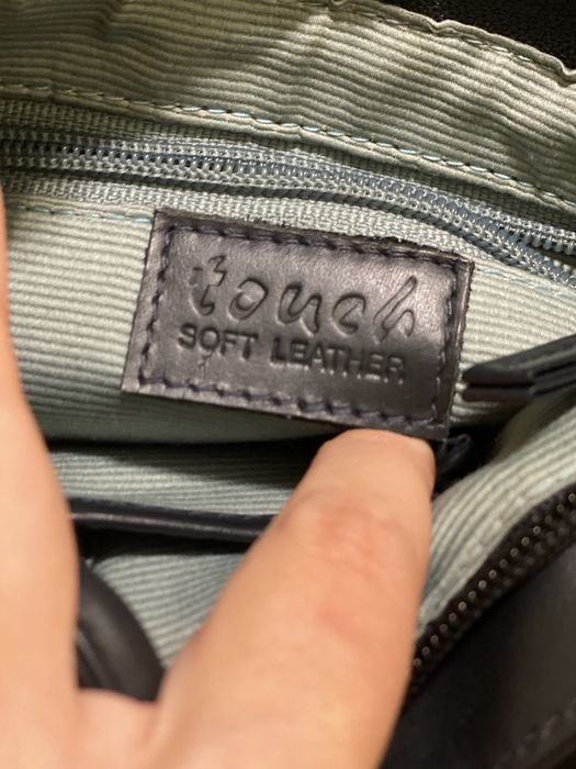 Кожаная сумка мини Touch