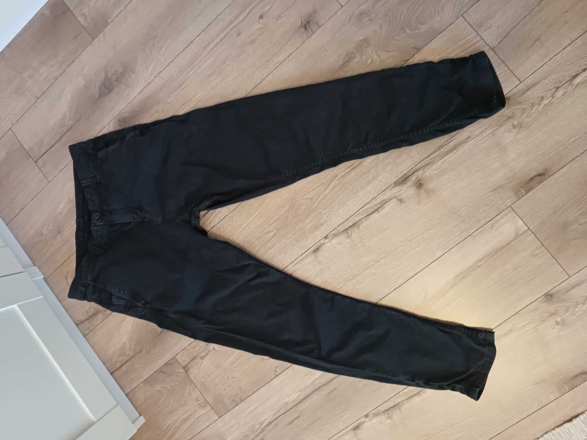 Zara spodnie czarne męskie rozmiar z metki 42, XL skinny